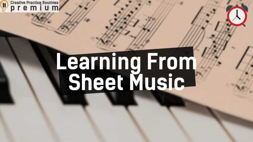 Learning From Sheet Music